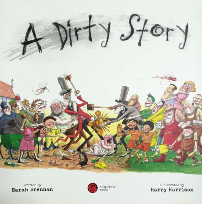 Book cover image: A Dirty Story by Sarah Brennan