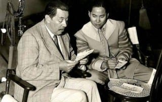 Warner Oland and Keye Luke in 1936