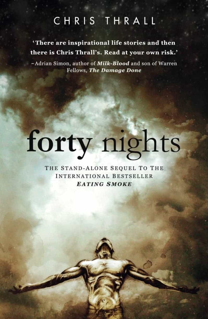 Book cover image - Forty Nights, by Chris Thrall