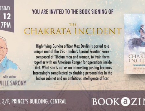 Booksigning event, October 12: The Chakrata Incident with Neville Sarony